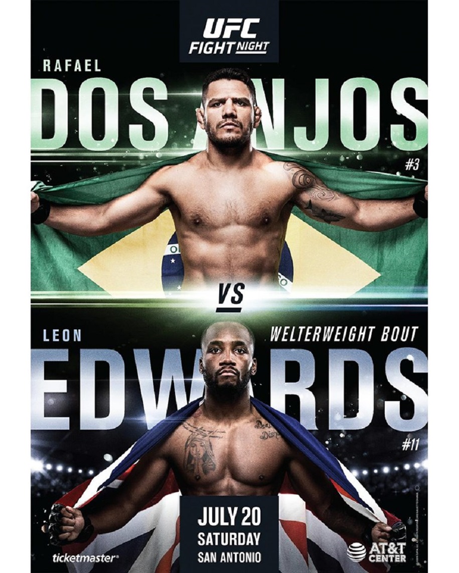 Nhận định Rafael dos Anjos vs Leon Edwards tại UFC on ESPN 4, 08h00 ngày 21/7