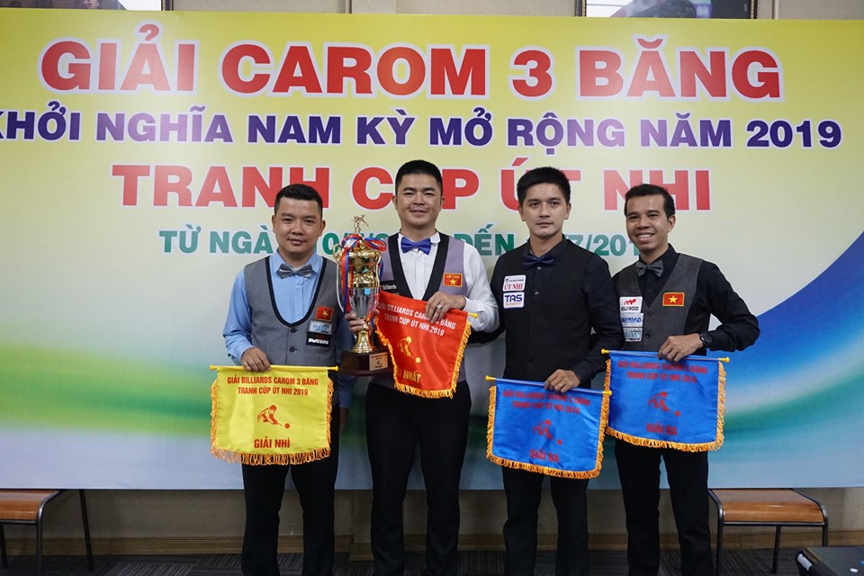 Nguyễn Quốc Nguyện vô địch giải billiards carom 3 băng các CLB phong trào lớn nhất TP.HCM