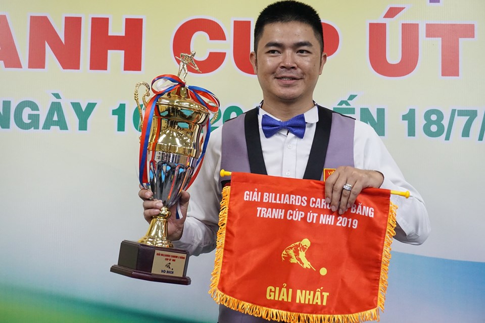 Nguyễn Quốc Nguyện vô địch giải billiards carom 3 băng các CLB phong trào lớn nhất TP.HCM