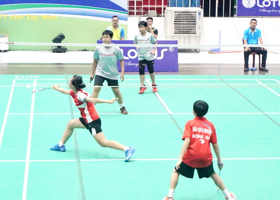 Bắc Giang nhất toàn đoàn Giải Cầu lông các cây vợt thiếu niên, trẻ xuất sắc toàn quốc năm 2019
