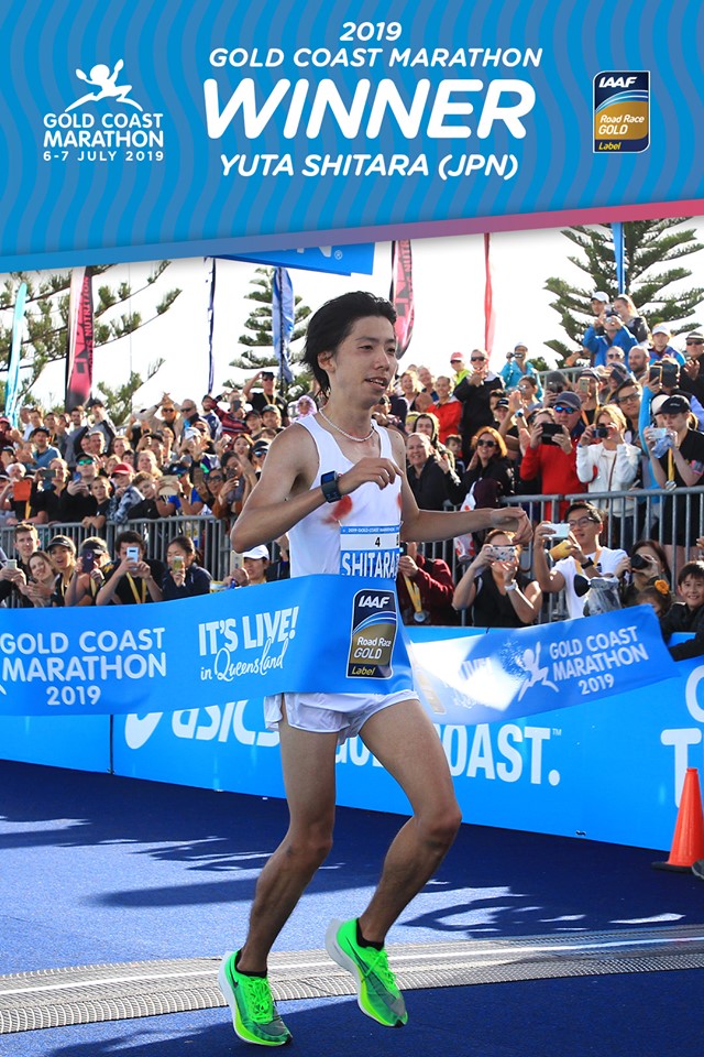 Chàng trai Nhật nặng 48kg hạ đối thủ Kenya để lên ngôi Gold Coast Marathon 2019