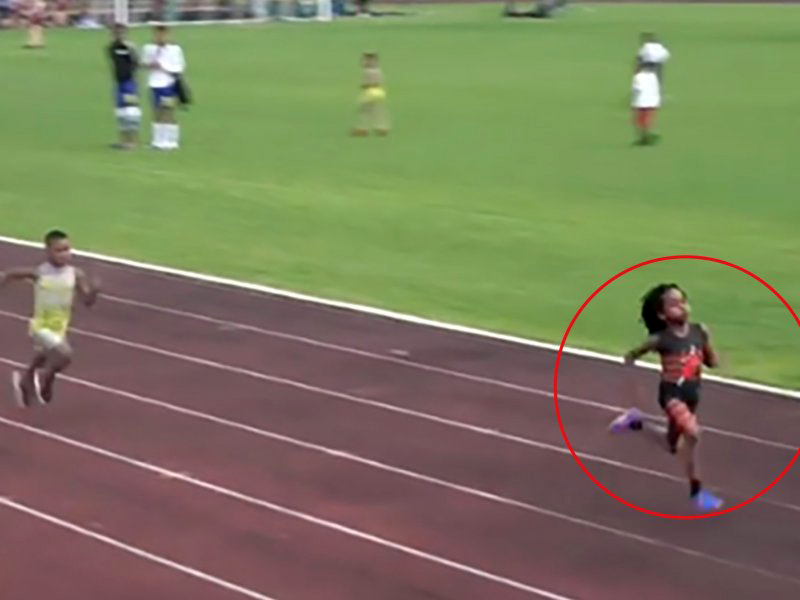 Choáng với kỷ lục chạy 100m của ‘Usain Bolt con’ 7 tuổi