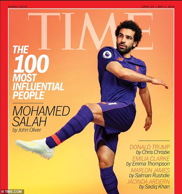 Mohamed Salah lọt vào top 100 nhân vật ảnh hưởng nhất thế giới của tạp chí Time