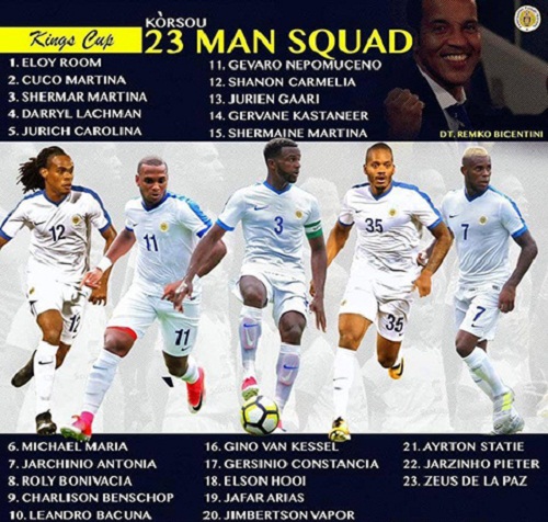 Curacao loại nhiều cầu thủ chơi tại Anh trước thềm King’s Cup 2019