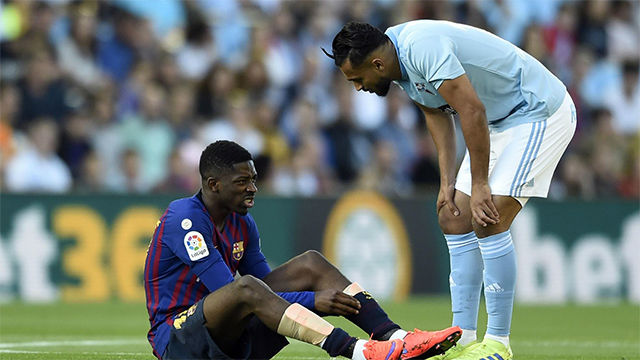 Messi vắng mặt, Dembele chấn thương, hiểm địa Balaidos và những điểm nhấn khi Barca thua Celta Vigo