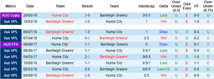 Nhận định, dự đoán Hume City vs Bentleigh Greens 16h45, 21/06 (Giải vô địch bang Vitoria 2019)