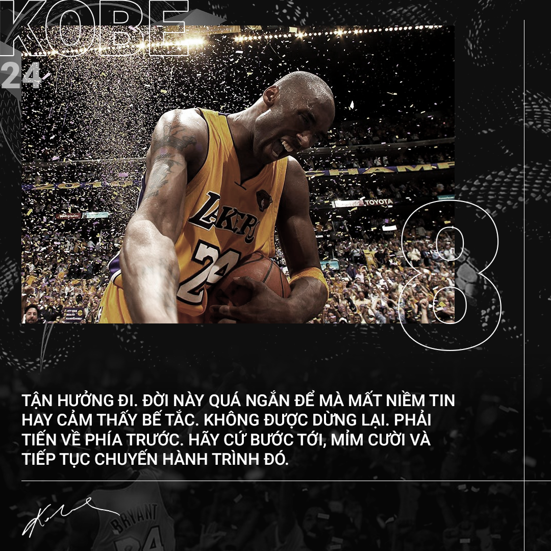 Kobe Bryant và 8 câu nói bất tử trong lòng các baller