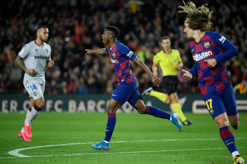 Ansu Fati lập kỷ lục với Barca với 2 đường kiến tạo từ Messi