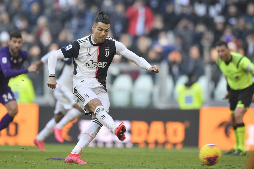 Ronaldo đạt tỷ lệ sút phạt đền thành công ấn tượng cho Juventus