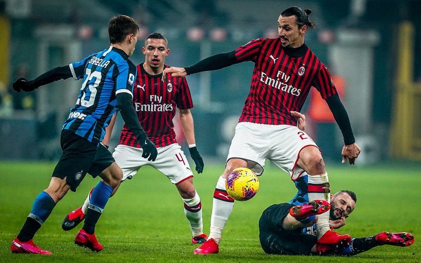 Ibrahimovic lập thành tích đi vào lịch sử trận derby Milan