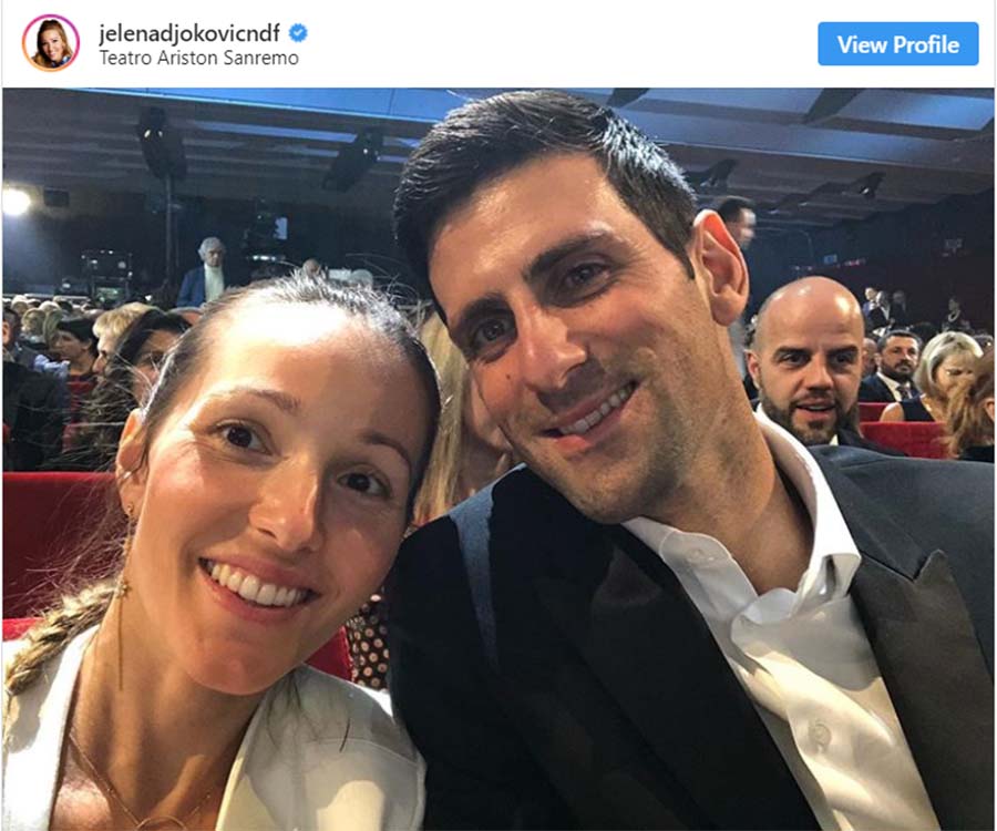 Vợ của Novak Djokovic: Thà ở ẩn do sợ làm người của công chúng!