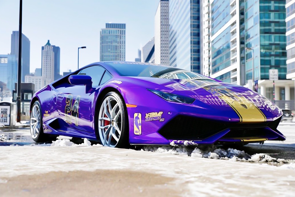 Cận cảnh siêu xe Lamborghini Huracan cực độc của một fan cuồng Kobe Bryant