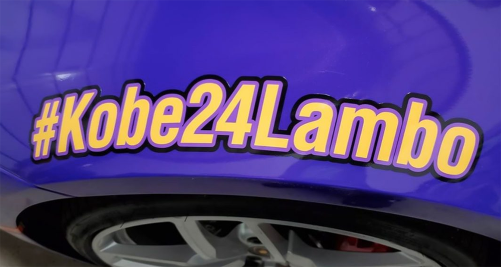 Cận cảnh siêu xe Lamborghini Huracan cực độc của một fan cuồng Kobe Bryant