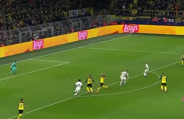 Haaland chạy nước rút gần bằng kỷ lục thế giới trong trận Dortmund vs PSG