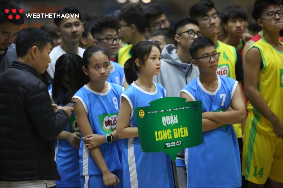 Lễ hội bóng rổ cho học sinh Thủ đô khai màn năm mới 2020