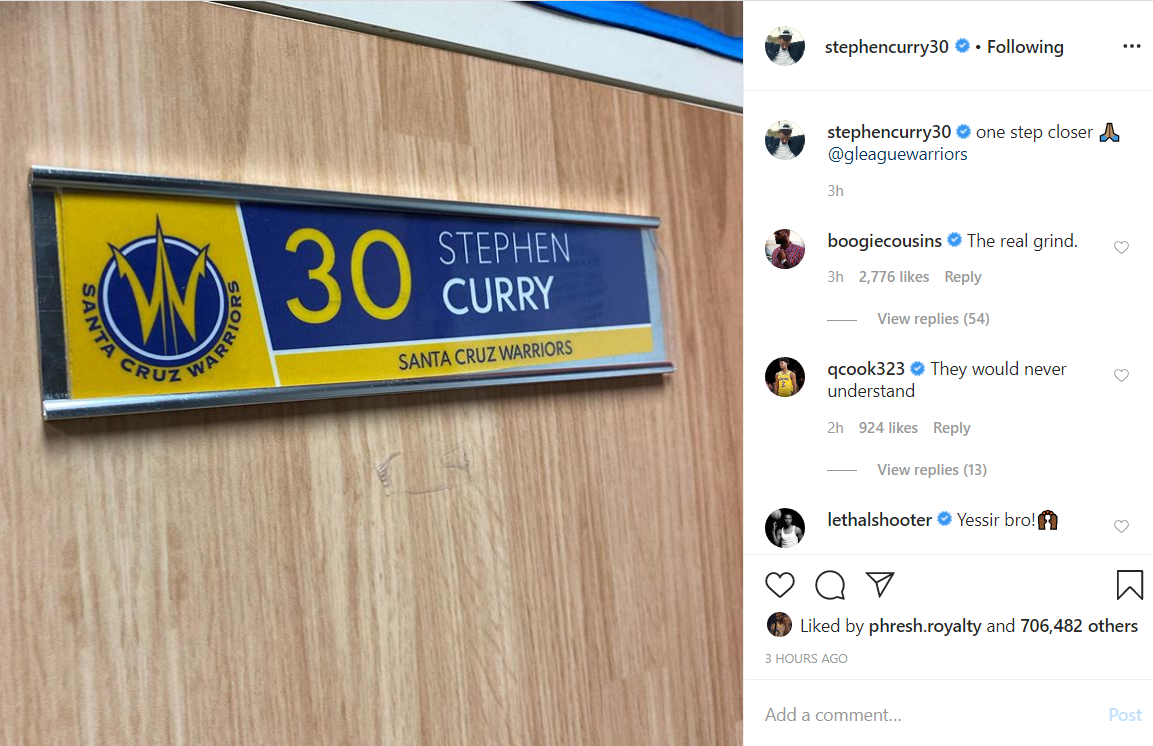 Bất ngờ: Stephen Curry đã quay trở lại thi đấu...tại G-League?
