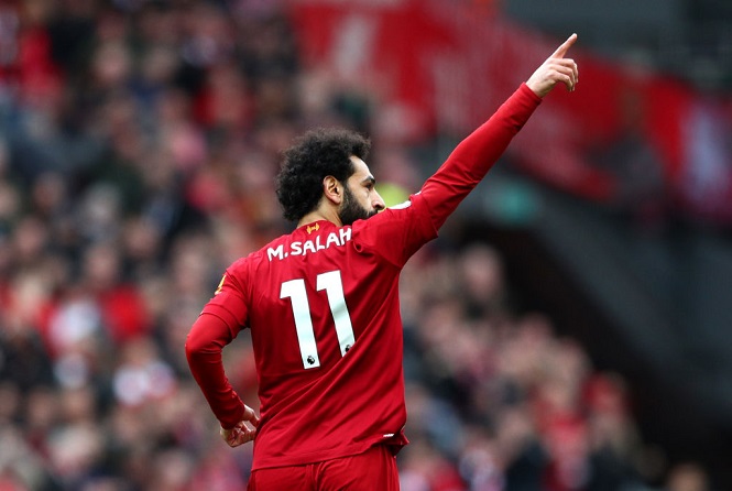 Huyền thoại nào xếp trên Salah trong top ghi nhiều bàn nhất sau 100 trận?