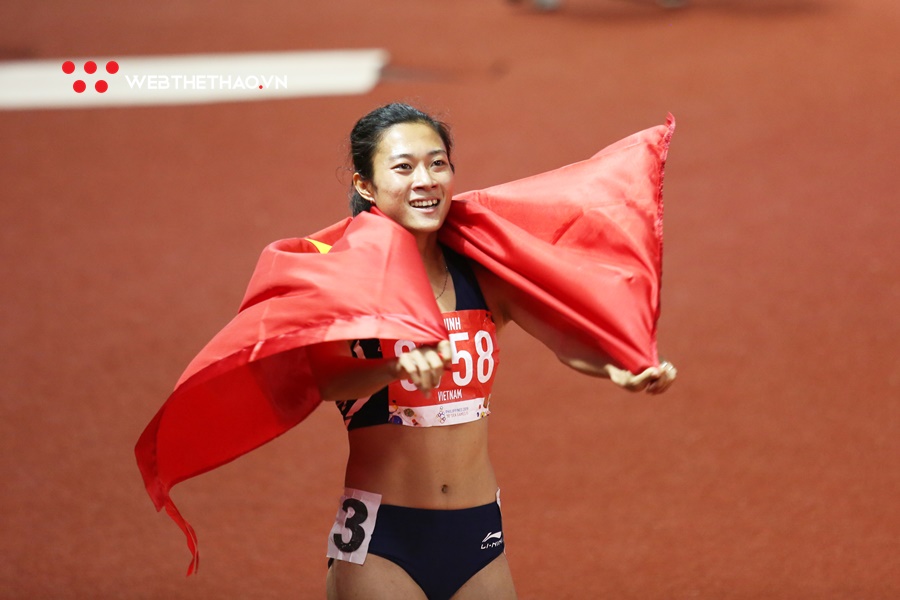 “Nữ hoàng tốc độ” Vũ Thị Hương nhớ nghiệp chạy, trở lại tập luyện sau một năm sinh con