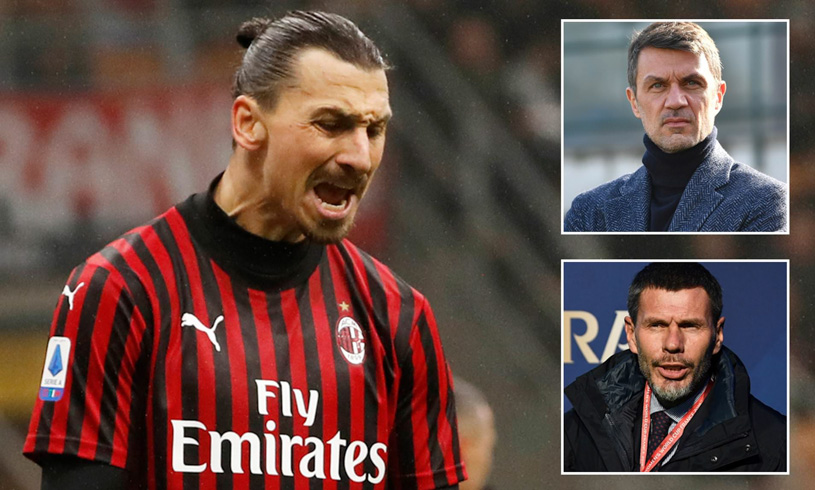 Zlatan Ibrahimovic khó ở lại AC Milan nếu Paolo Maldini rời đi