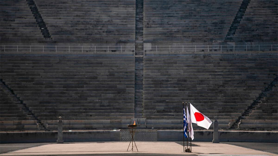 Hy Lạp sẽ trao đuốc Olympic cho Nhật giữa sân Athens vắng tanh