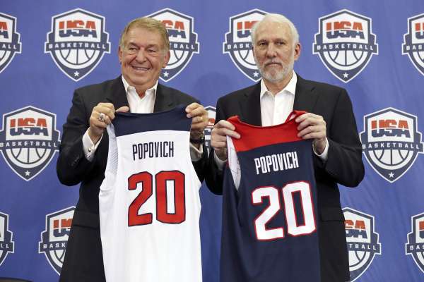 Bất chấp Olympic 2020 dời lịch, HLV Gregg Popovich vẫn dẫn dắt ĐT Mỹ