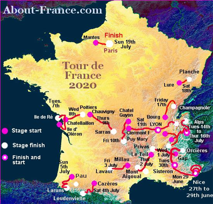 Pháp chưa quyết định số phận Tour de France 2020