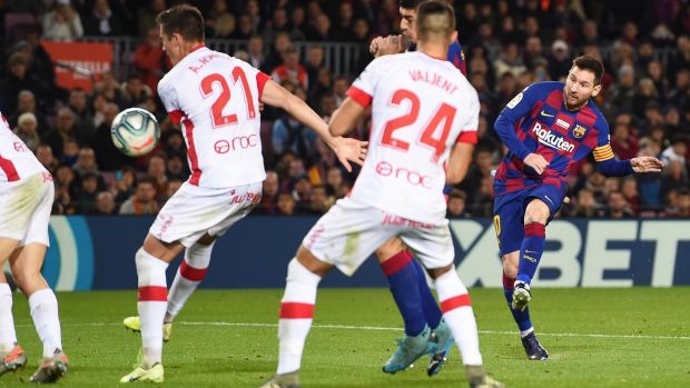 Messi ghi bao nhiêu bàn trong 4 mùa đầu đá cho đội một Barca?