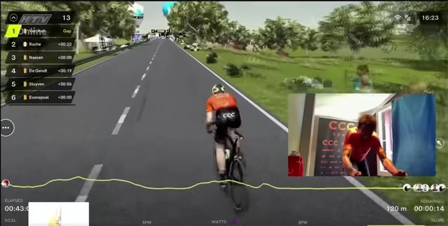 Niềm tin chiến thắng: Cuộc đua xe đạp thực tế ảo tranh Cúp truyền hình 2020
