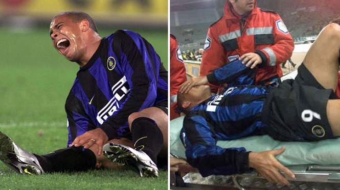 Tròn 20 năm Ronaldo Nazario chịu chấn thương khủng khiếp