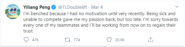 Doublelift sẽ rời Team Liquid vì không còn động lực thi đấu?