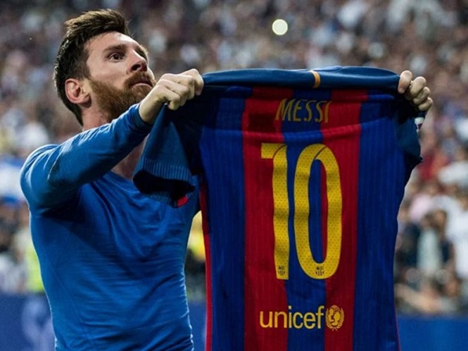 Messi thực hiện màn ăn mừng ấn tượng nhất cách đây tròn 3 năm
