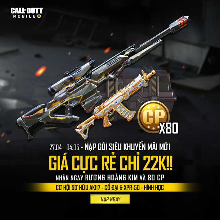 Chuỗi sự kiện Call of Duty Mobile VNG 30/4: Không thể bỏ qua!