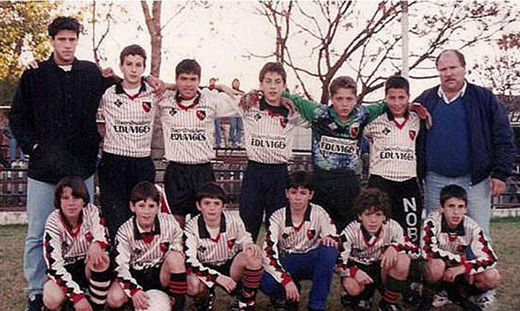 Unique image of Messi's childhood until the day he scored his first goal for Barca