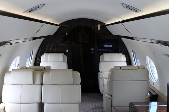 Cận cảnh máy bay Gulfstream G650 trị giá hơn 1.500 tỷ đồng của Ronaldo