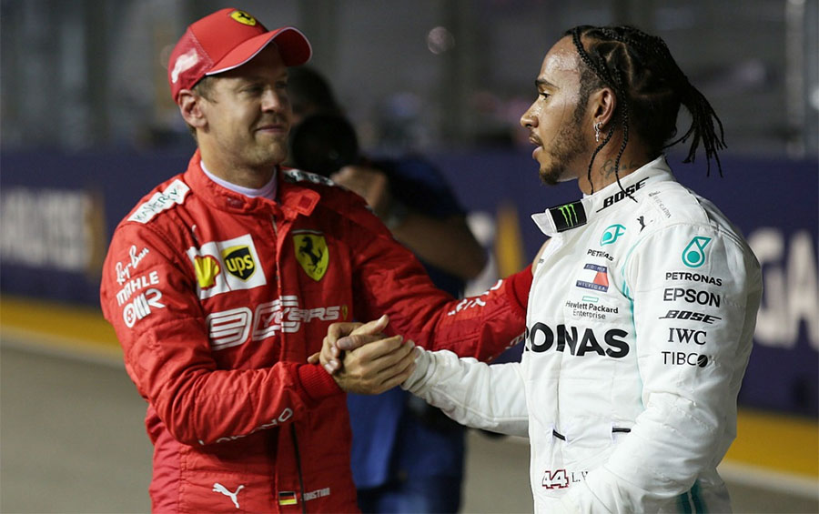 Hamilton sắp đến Ferrari thay thế Vettel