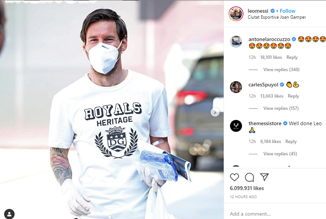 Chùm ảnh Messi và các đồng đội ở Barca đến kiểm tra y tế