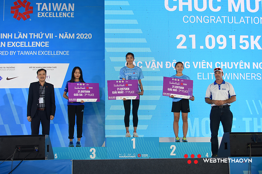 Cập nhật kết quả các cự ly của HCMC Marathon 2020
