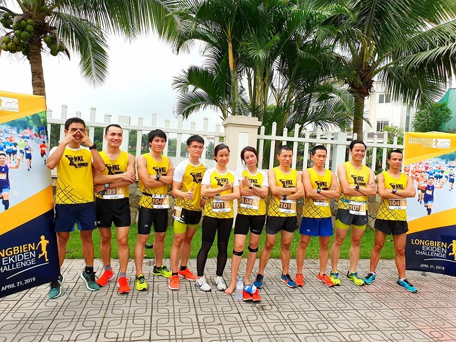 Một số màu áo nổi bật của các nhóm chạy tại Việt Nam