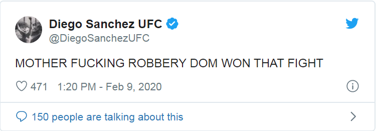 Phản ứng của các võ sĩ trước kết quả UFC 247