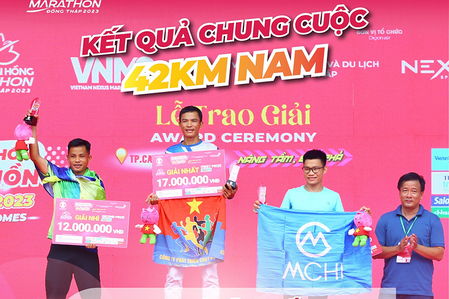 Kết quả giải chạy Đất Sen Hồng Marathon 2023 - Cúp Masterise Homes ở Đồng Tháp
