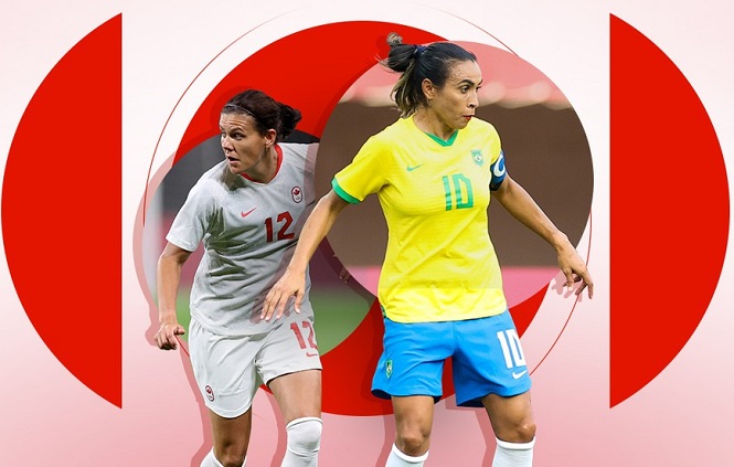 Marta và Sinclair sẵn sàng phá kỷ lục bóng đá nữ tại Olympic 2021