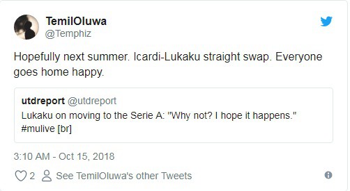 Lukaku vừa để ngỏ khả năng rời Old Trafford sang Serie A, CĐV MU vỗ tay ủng hộ - Ảnh 3.