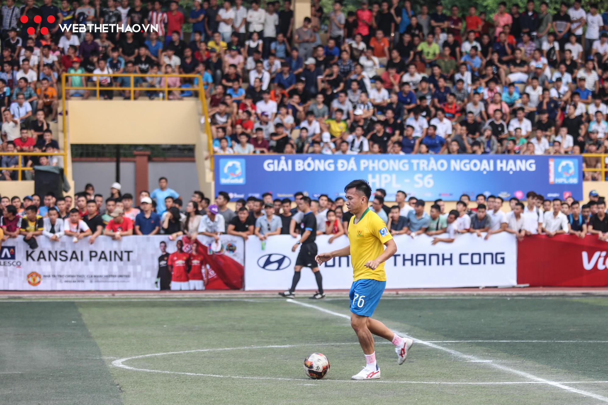 Nghiêm Xuân Tú và sao V.League hội tụ tại giải bóng đá phong trào HPL-S6 - Ảnh 1.