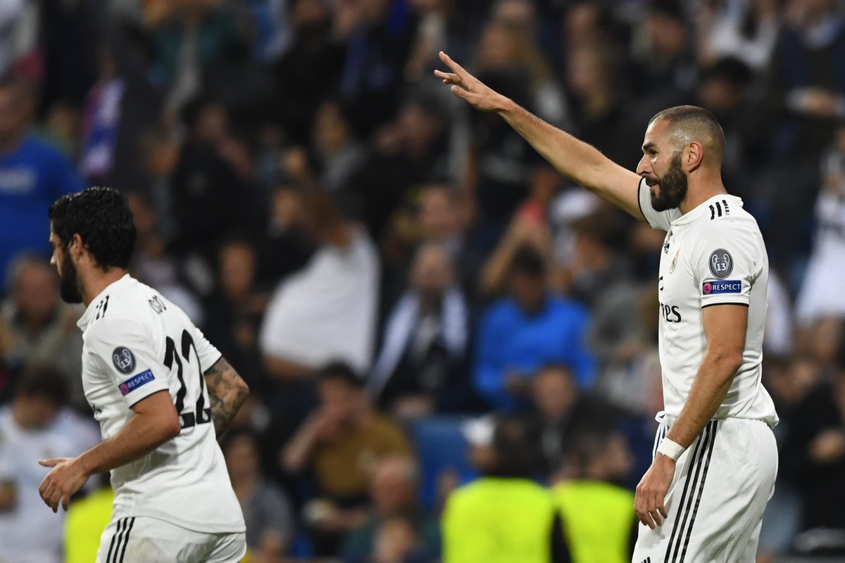 Dấu mốc tuyệt vời của Benzema và Bale khi Real Madrid đánh bại Viktoria Plzen - Ảnh 1.