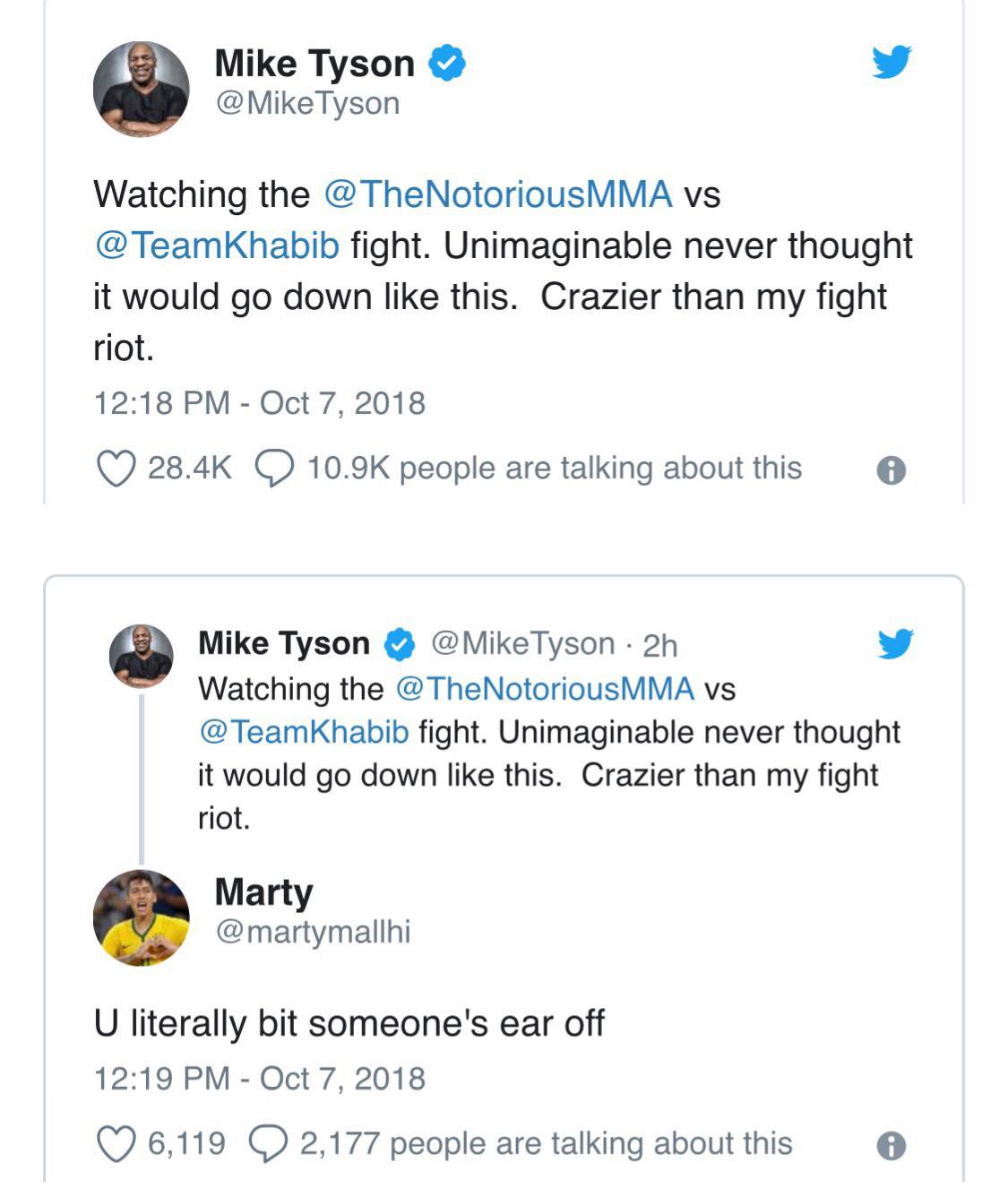 Phản ứng của Mike Tyson và mạng xã hội về đại chiến Khabib và McGregor - Ảnh 5.
