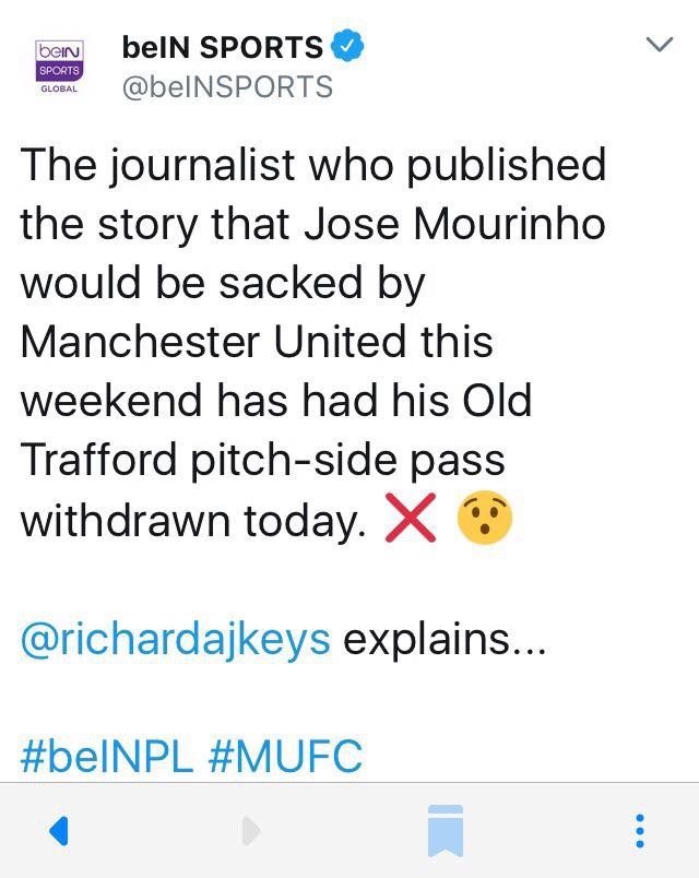 Tung tin Jose Mourinho kiểu gì cũng bị sa thải, phóng viên The Mirror bị MU trả đũa - Ảnh 3.