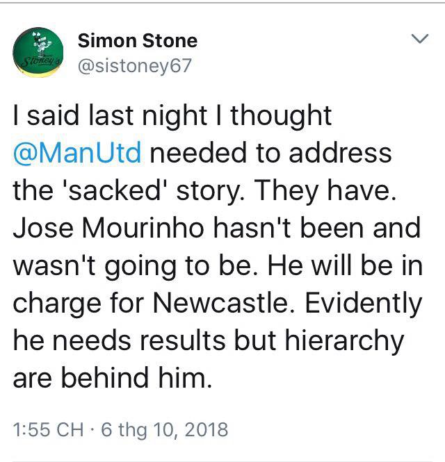 Tung tin Jose Mourinho kiểu gì cũng bị sa thải, phóng viên The Mirror bị MU trả đũa - Ảnh 2.