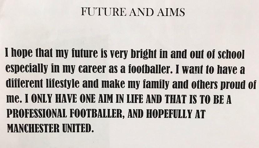 Từ năm 11 tuổi, Rashford đã tiên đoán trước thành công ở Man Utd  - Ảnh 4.