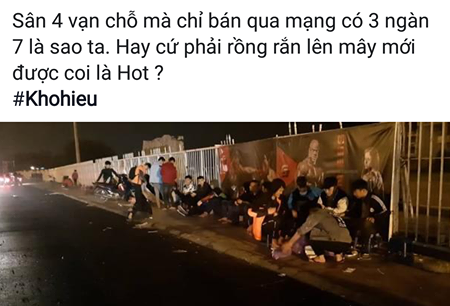 Hành trình xếp hàng mua vé xem ĐT Việt Nam qua “tiếng than” của cư dân mạng - Ảnh 8.