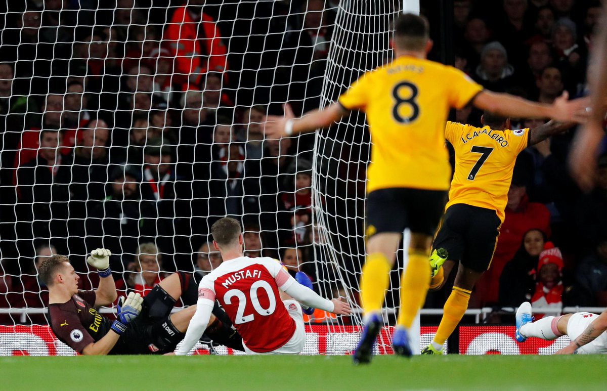 Video kết quả vòng 12 Ngoại hạng Anh 2018/19: Arsenal - Wolves  - Ảnh 1.